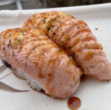 Saumon flambé